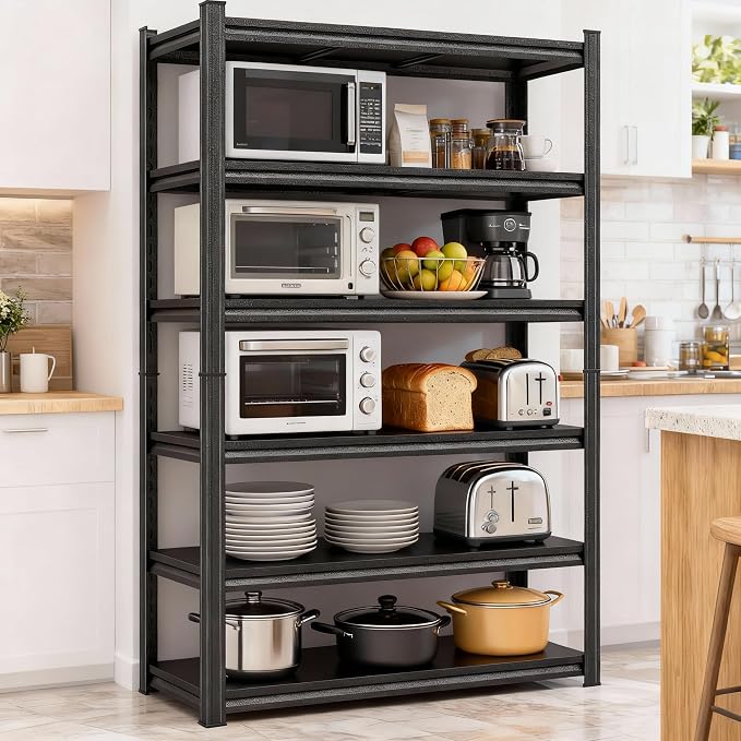 Garage Storage Shelves, 5 Tier Shelving Unit, 40 inch Wide, 18” Deep, 78” Tall - Image 5
