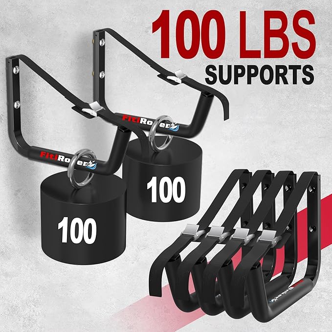 Kayak Storage Rack – 100LB Heavy Duty Kayak Wall Mount - Image 6