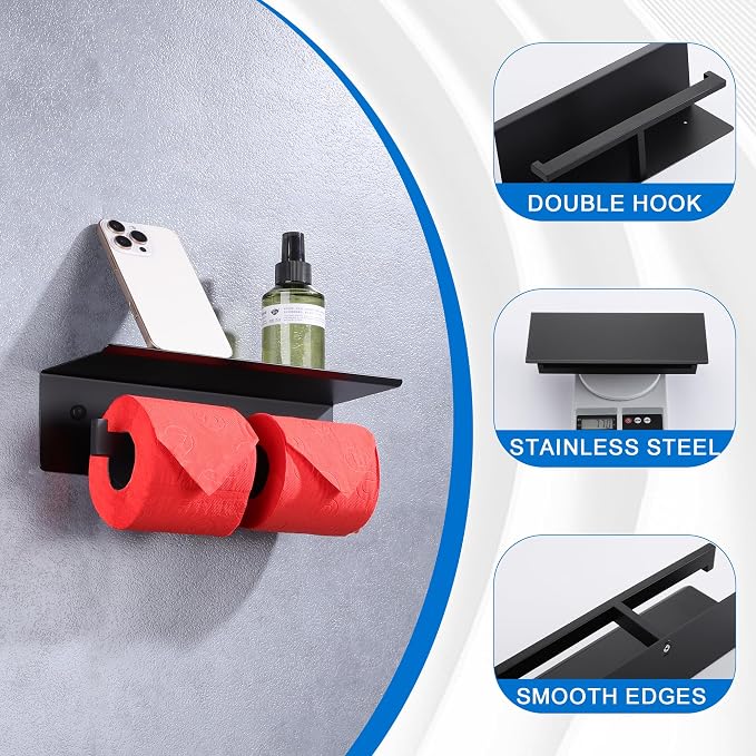 LANC Double Toilet Paper Holder - Image 7