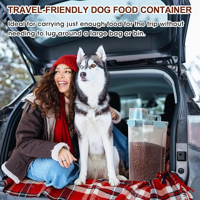 TBMax Dog Food Storage Containers 2 Pack 8 to10 Lbs, Airtight Pet Food - Image 4