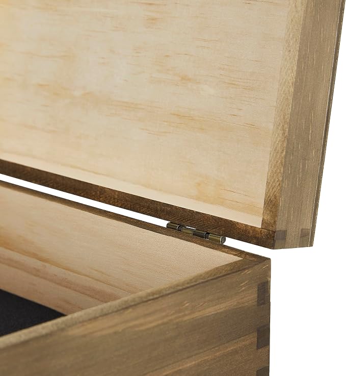 makerflo Medium Dark Walnut Wood Memory Box - Image 7