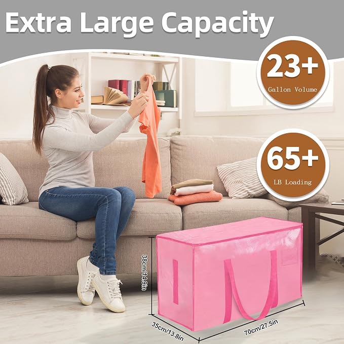 12 Pack-Extra Large Heavy Duty Moving Bags - Image 3