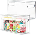 primebox Plastic Food Storage 2 Pack Clear Container Bin by primebox