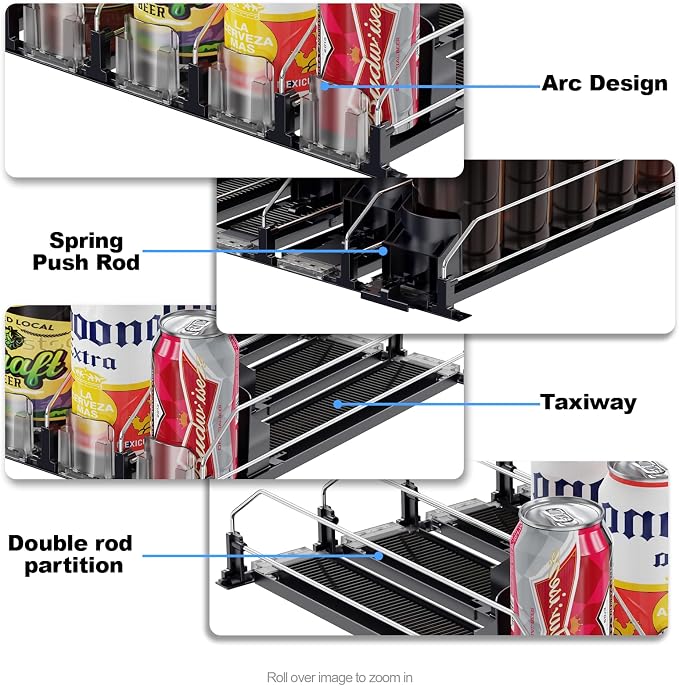 Drink Organizer for Fridge, 12oz 16oz 20oz - Image 6