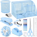 11 in 1 Blue Desk Organizer and Accessories by auroray