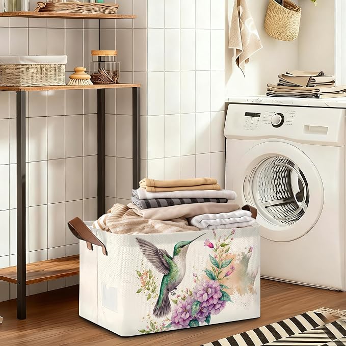 32L Large Storage Bins with Handles, Basket Organizer - Image 8