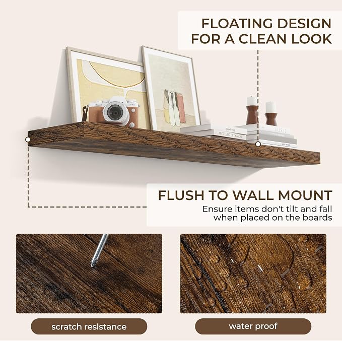 RICHFOCUS 48Inch Floating Shelves - Image 6