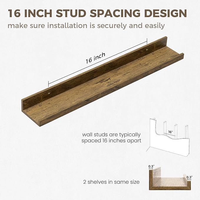 Axeman Floating Shelves for Wall - Image 4