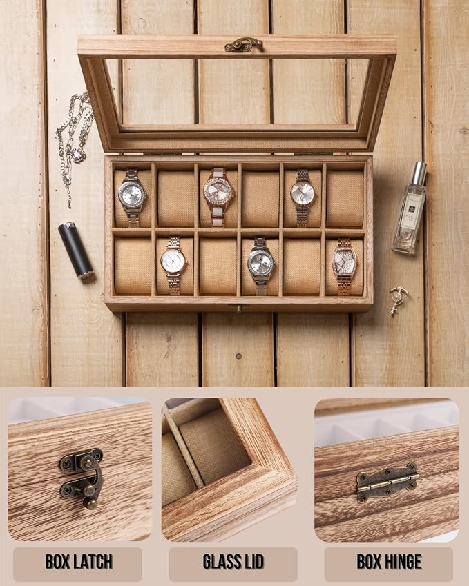 Watch Box, Watch Case for Men Women - Image 3