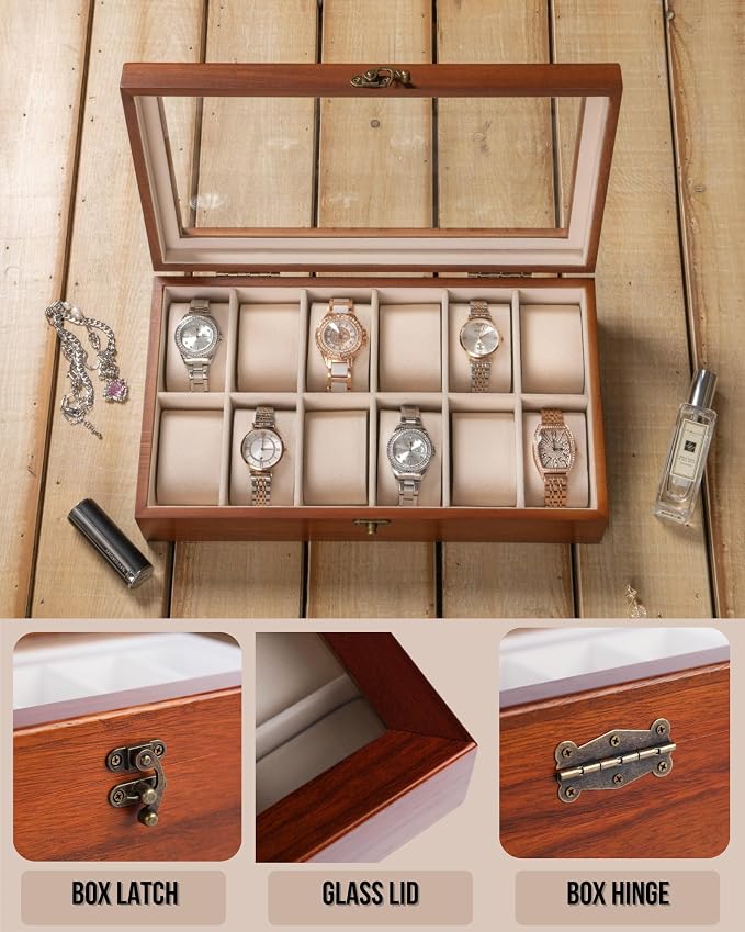 Watch Box, Watch Case for Men Women - Image 3