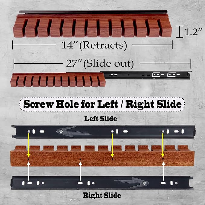 12 Belts Walnut Wood Belt Holder - Image 2