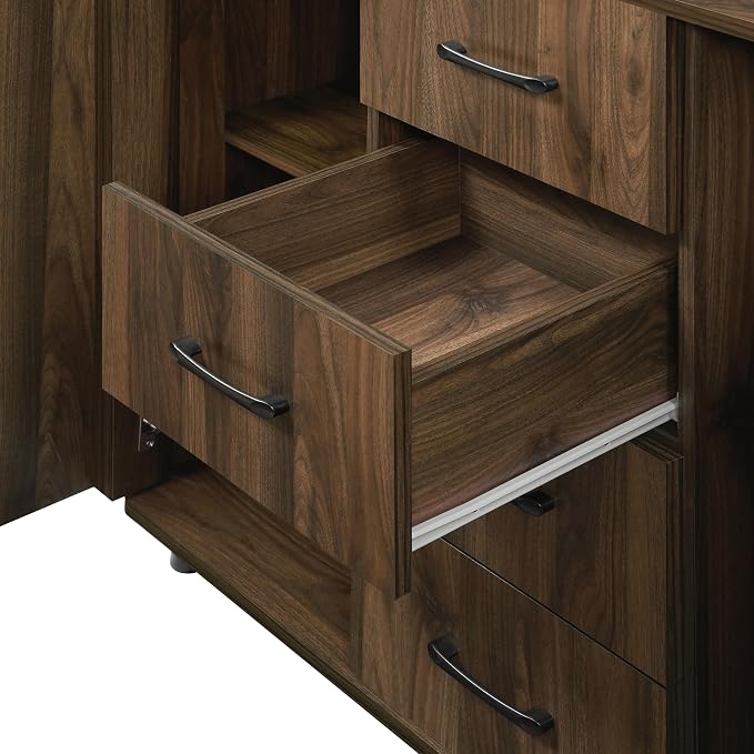 LuxenHome 47" Sideboard Buffet Cabinet - Image 7