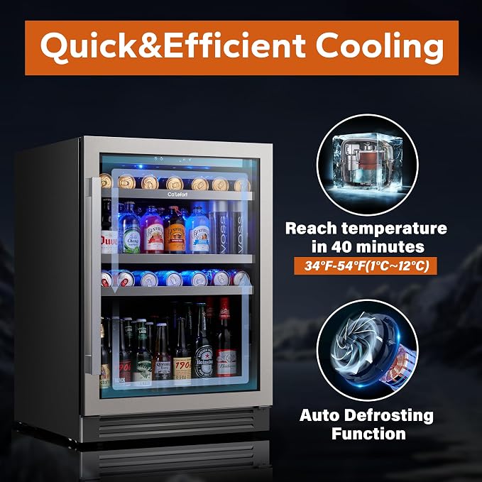 Ca'Lefort 24 Inch Beverage Refrigerator - Image 5
