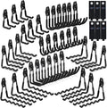 3-H Garage Wall Hooks 42 Pack, Heavy Duty Garage Hooks by 3-H