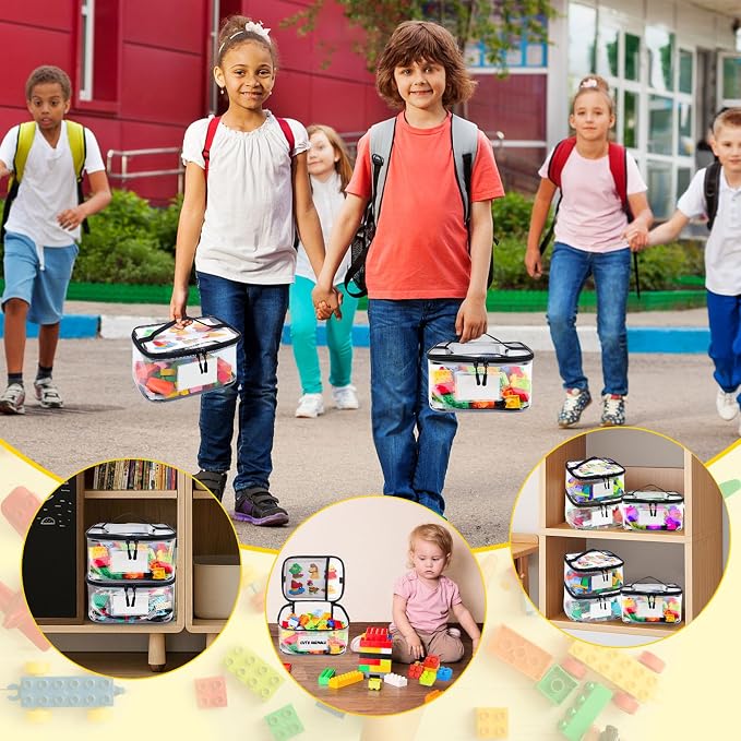 6 Pack Clear Toy Storage Bag - Image 8