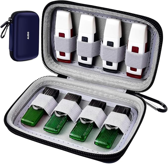 USB Flash Drive Case, SD Card Holder Compatible by ALKOO