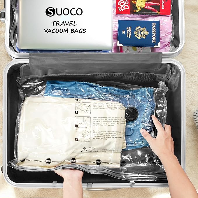 15 Pack Travel Vacuum Storage Bags - Image 5
