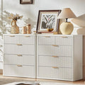 LEYAOYAO Fluted 5 Drawers Dresser by LEYAOYAO-Findtheshiningpointofyourideallife%EF%BC%81