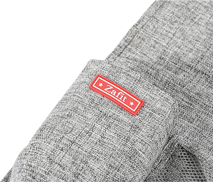 Linen 4 Pockets Bedside Caddy, Bedside Storage Organizer - Image 6
