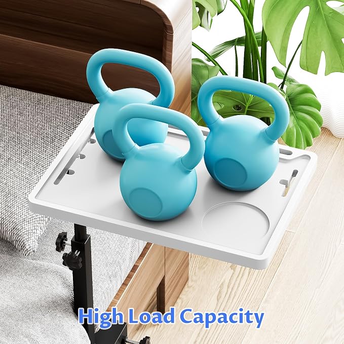 NiHome Height-Adjustable Bedside Shelf - Image 8