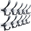 Dseap Coat Rack Wall Mount 2.0 Pro: Heavy Duty 300% Thicker, Stainless Steel by Dseap