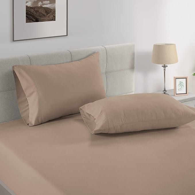 LANE LINEN Pillow Case Covers King Set of 2 100% Egyptian Cotton Sateen Soft - Image 2