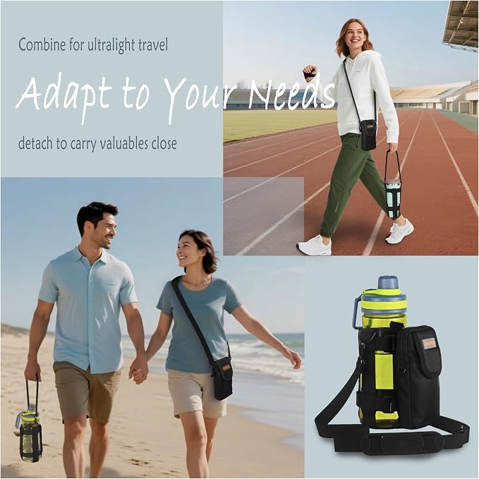 Water Bottle Holder with Strap - Image 5