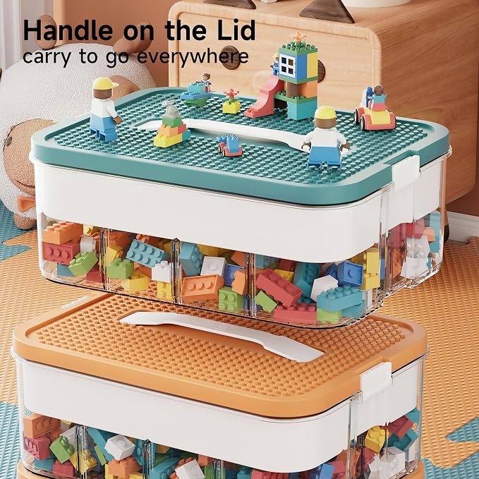 Plastic Stackable Organizer Storage Case - Image 7