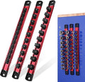 WORKPRO Magnetic Socket Organizer Set, 1/2" 3/8" 1/4" Drive Aluminum Alloy by WORKPRO