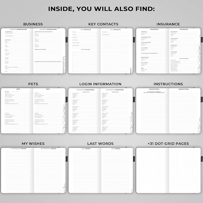 Clever Fox End of Life Planner – Final Arrangements Organizer - Image 6