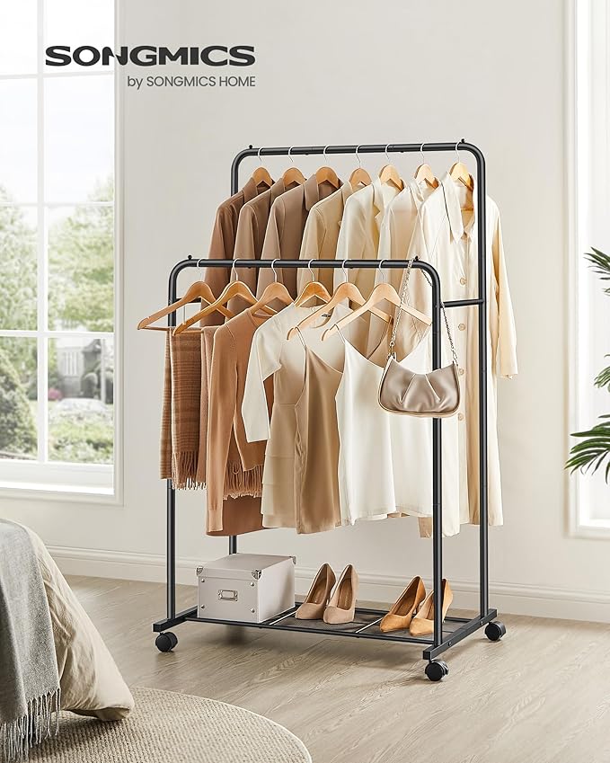 SONGMICS Double Rods Clothes Rack - Image 2