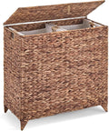 Handwoven Large Laundry Hamper by LGENHOOMHandwovenNaturalWaterHyacinthBasket