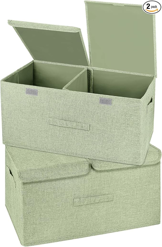 2 Pack Large Storage Boxes by Unknown