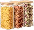ComSaf 1.8 Qt Rectangle Glass Storage Containers by ComSaf