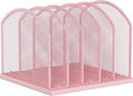5-Section Vertical Desktop Organizer, 5-Section Mesh File Folder Stand Sorter by Gawerk