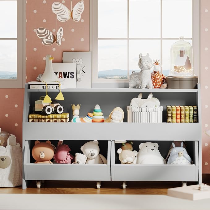 Toy Storage Organizer for Kids, Toy Storage Cabinet - Image 6