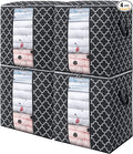 WISELIFE Storage Bags 4 Pack/100L Large Blanket Clothes Organization and by WiseLife