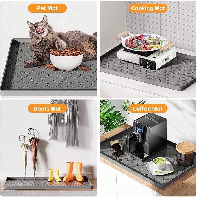 Silicone Under Sink Mat 31" x 22", kitchen Essentials and Gadgets, Shelf liner - Image 6