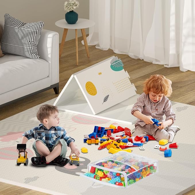 10 PCS Clear Zippered Toy Storage Bags - Image 7