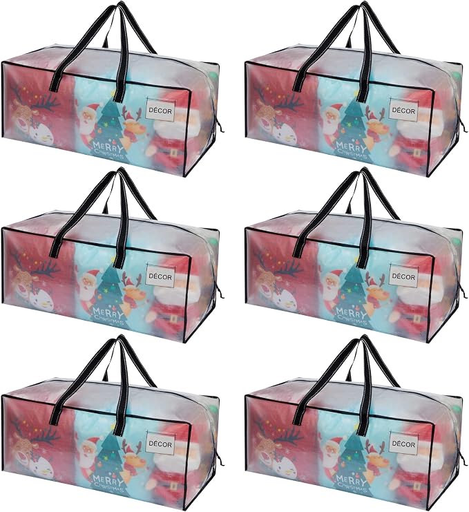 VENO 6 Pack Moving Bags Extra Large Storage Bags by Veno