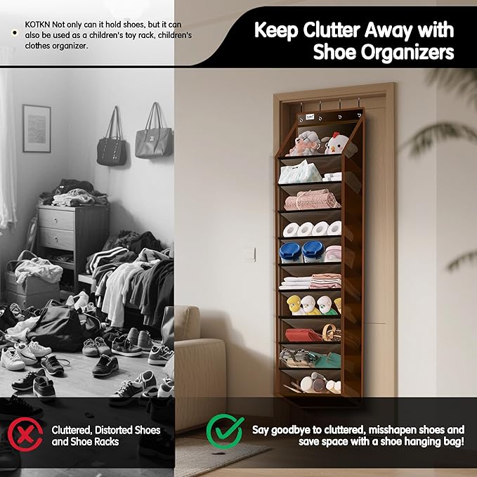 10 Tier Over The Door Organizer - Image 6