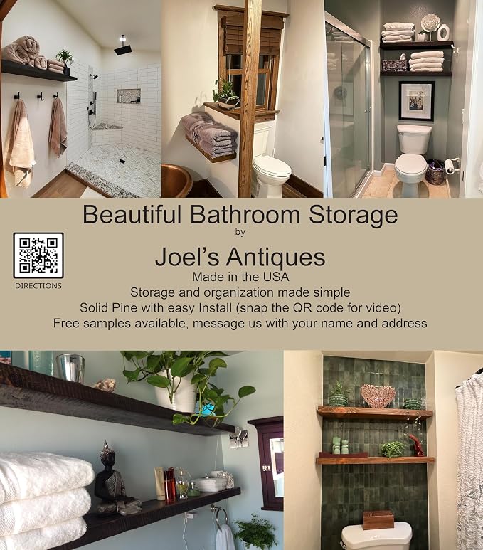 joelsantiques - 36 Inch Wooden Floating Shelves - Image 4