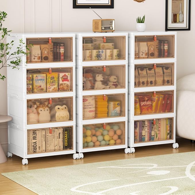 4 Tier Stackable Storage Bins - Image 3
