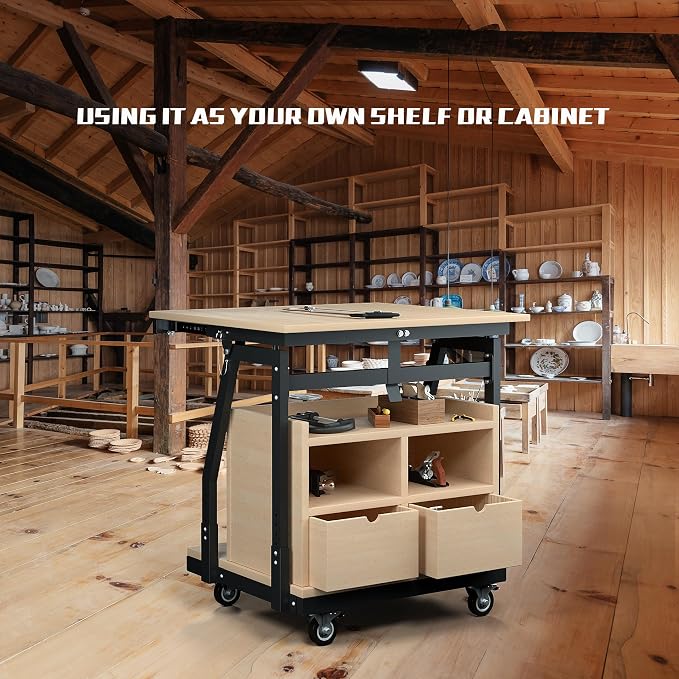 Panel Handler Cart and Shop Stand, Tilting Panel Cart - Image 7