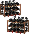 Wine Rack Bamboo Wine Racks Countertop, Sturdy Wine Rack by CAMOAT