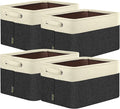 BALEINE 4 Pack Fabric Storage Bins by BALEINE