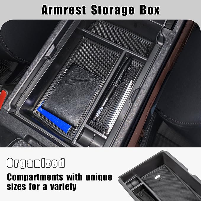 4PCS Center Console Organizer Compatible - Image 4