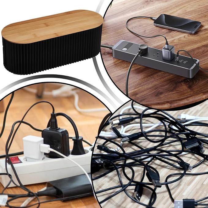 Cable Management Box, Safe Cord Organizer - Image 5