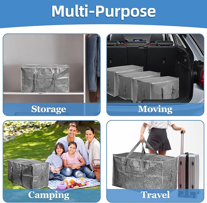 8 Pack-Extra Large Heavy Duty Moving Bags - Image 7