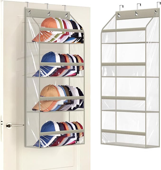 AOODA Clear Over the Door Hat Racks by AOODA
